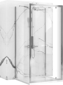Cabina dus REA Rapid Swing 120x100 cm crom