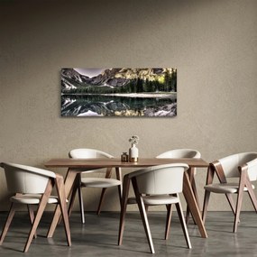 Tablou cu lac montan (120x50 cm)