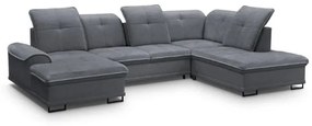 Coltar extensibil forma U gri inchis Boss