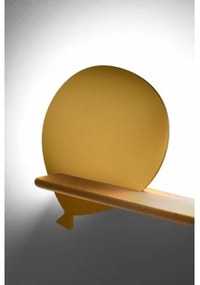 Aplică LED cu raft pentru copii BALLOON LED/4W/230V galben/lemn