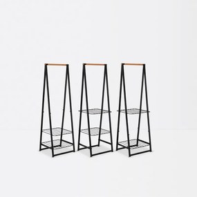 Suport multifunctional pentru haine Brabantia Linn 1000814, Otel, Negru