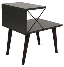 Noptieră CROSS 55x50 cm antracit