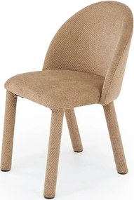 Scaun K598, stofa maro, 51x56x83 cm