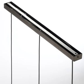 Jupiter 2092 - Lustră suspendată pe cablu CORTINA 3xE27/15W/230V auriu/negru