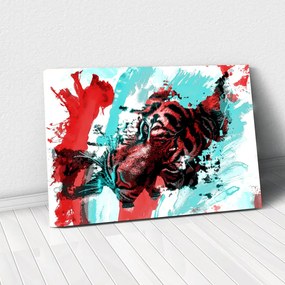 Tablou Canvas - Tiger splash 60 x 95 cm