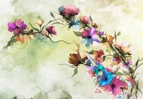 Fototapet - Flori colorate (147x102 cm)