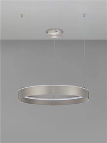 Lustra LED design circular OLIVIA nickel D-78cm
