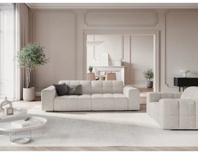 Canapea gri deschis 204 cm Chicago – Cosmopolitan Design