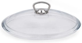 Cratiță din aluminiu înaltă cu capac Güral Porselen Classic, ø 24 cm, roz