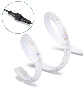 Bandă LED solară dimabilă Aigostar LED/5W/3,2V 5 m 6500K IP65 + telecomandă