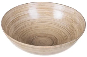 Bol pentru fructe Kesper 63030, 30 cm, Rotund, Bambus, Maro