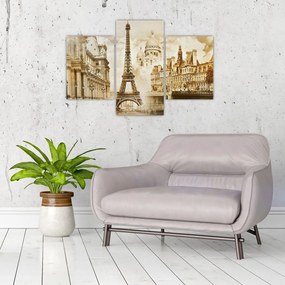 Tablou - Monumente din Paris (90x60 cm)