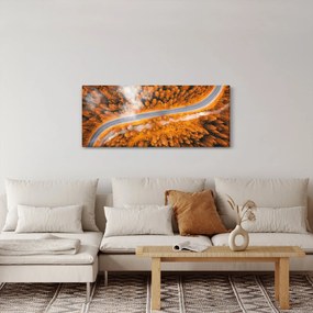 Tablou - Strada montană (120x50 cm)