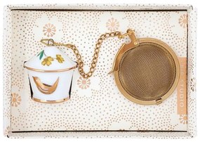 Set pentru ceai, din porțelan, cu infuzor, Pip Studio, colecția Floral