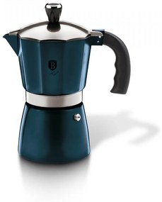 Espressor cafea pentru aragaz (Cafetiera) 6 cesti Aquamarine Metallic Line Berlinger Haus BH 6384