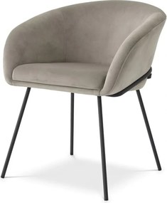 Scaun tapitat design LUX Campus, savona greige 116370 HZ