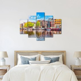 Tablou - Case dansatoare, Amsterdam (150x105 cm)