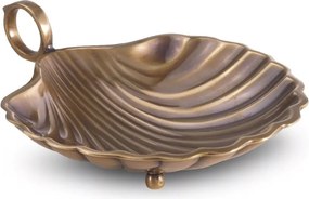 Obiect decorativ, Tava mica delicata din alama Shell S
