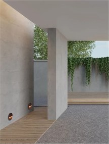 Spot LED aplicat iluminat scari exterior RODIX corten IP54