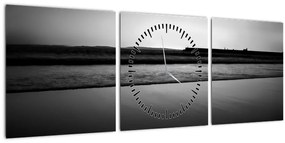 Tablou cu peisaj (cu ceas) (90x30 cm)