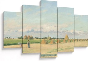 Tablou - Camille Pissarro, Landscape, Ile de France, reproducere (150x105 cm)