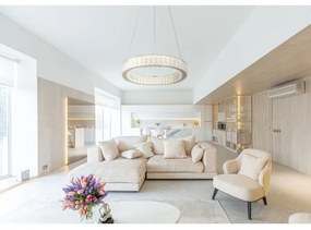 Lustră LED dimabilă pe cablu Globo 67162-50 MUCKY LED/50W/230V d. 50 cm + telecomandă