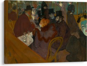 Tablou - Henri de Toulouse-Lautrec, At the Moulin Rouge, reproducere (70x50 cm)