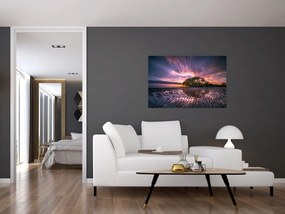 Tablou copacului pe plajă (90x60 cm)