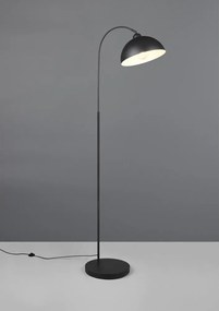 Lampadar negru cu abajur din metal (înălțime 170 cm) Sierra – Reality