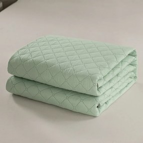 Cuvertura de pat MICROVELLE, verde Dimensiune: 220 x 240 cm