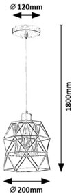 Pendul, Lustra suspendata moderna Emrys