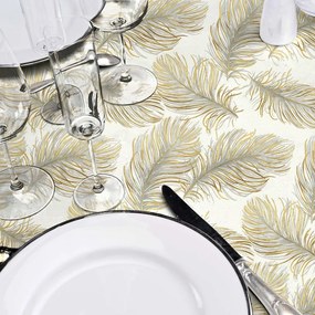 Față de masă lavabilă ø 160 cm Plumina – douceur d'intérieur