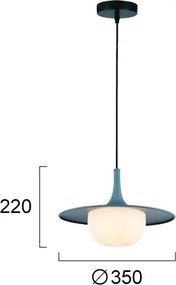 Lustră pe cablu FRED 1xG9/10W/230V gri