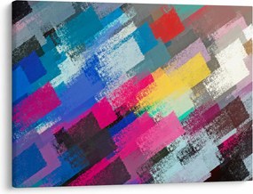 Tablou - Dungi colorate cu pensula (70x50 cm)