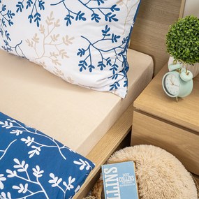 Cearșaf de pat 4Home bumbac frotir, bej, 200 x 220 cm