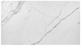 Masa extensibila Dolce Ceramic alba Statuario Venato/stejar L180-240xl95 cm