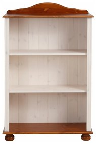 Bibliotecă albă/în culoare naturală din lemn de pin 77x116 cm Ella – Støraa