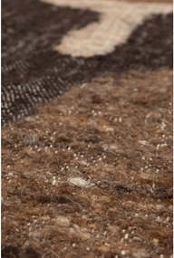 Covor maro din lână 160x230 cm Briton – Dutchbone