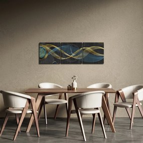 Tablou - Abstract (cu ceas) (90x30 cm)