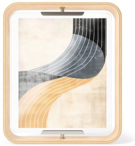 Ramă foto în culoare naturală cu picior de susținere din lemn 26x31,5 cm Bellwood – Umbra