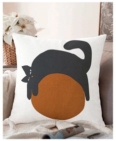 Față de pernă din amestec de bumbac Minimalist Cushion Covers Kitty, 55 x 55 cm