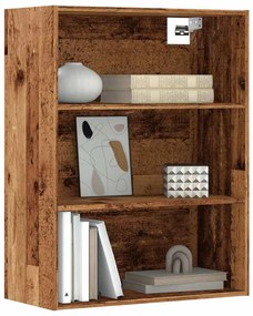 vidaXL Dulap de perete suspendat, lemn vechi, 69,5x32,5x90 cm