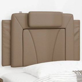 vidaXL Pernă pentru tăblie pat, cappuccino, 80 cm, piele artificială