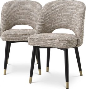 Set de 2 scaune Cliff, bej mademoiselle 115282 HZ