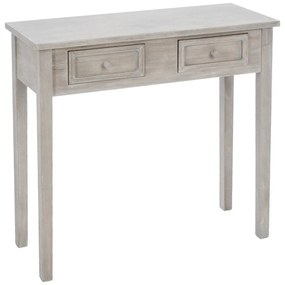 Birou din lemn CHARME cu 2 sertare, 80 x 30 x 76 cm