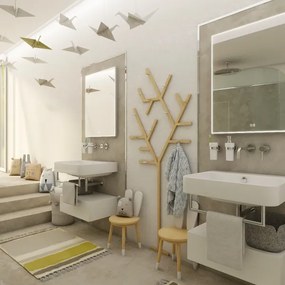 Oglindă LED retroiluminată petru baie NIMCO ZP 13002VX 3000-6500K 80x60 cm IP44