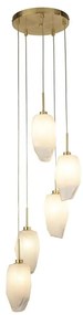 Lustra moderna cu 5 pendule Rocky