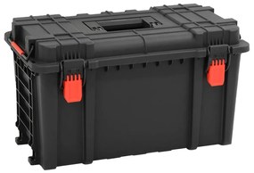 vidaXL Carcasă de transport portabilă, negru, 57x35x32,5 cm, PP