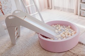 Piscina cu bile si tobogan French Rose