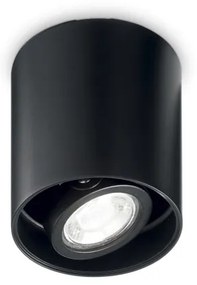 Corp aplicat cu spot directionabil MOOD PL1 D09 ROUND NERO 243924 IDL